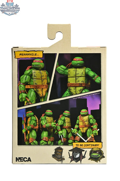 Michelangelo Teenage Mutant Ninja Turtles action figure from Toy Snowman, 7-inch collectible toy based on Mirage Comics style.