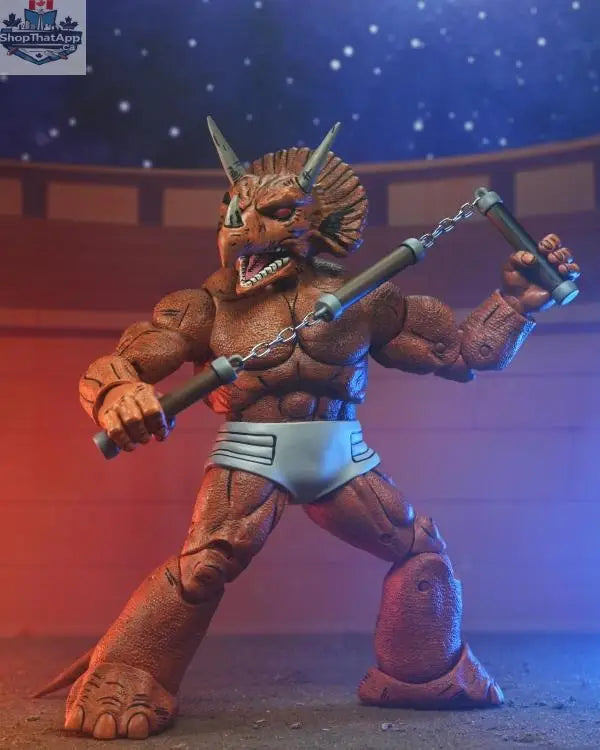 Teenage Mutant Ninja Turtles Triceraton Gladiator - Mirage Comics - Www.Shopthatapp.ca