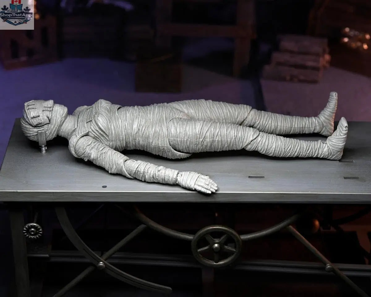 Colorful Bride of Frankenstein collectible action figure from Universal Monsters by Toy Snowman, featuring detailed costume and iconic design.