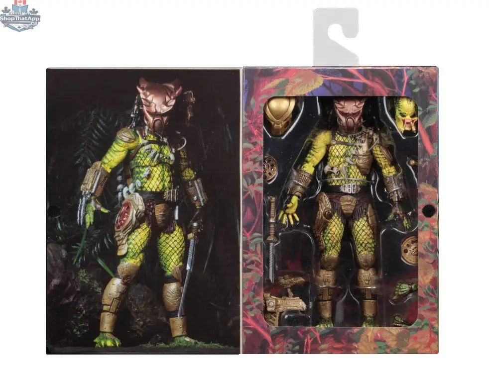 Golden Angel Elder Predator action figure from Toy Snowman, detailed collectible toy inspired by Predator Ultimate Elder Predator.