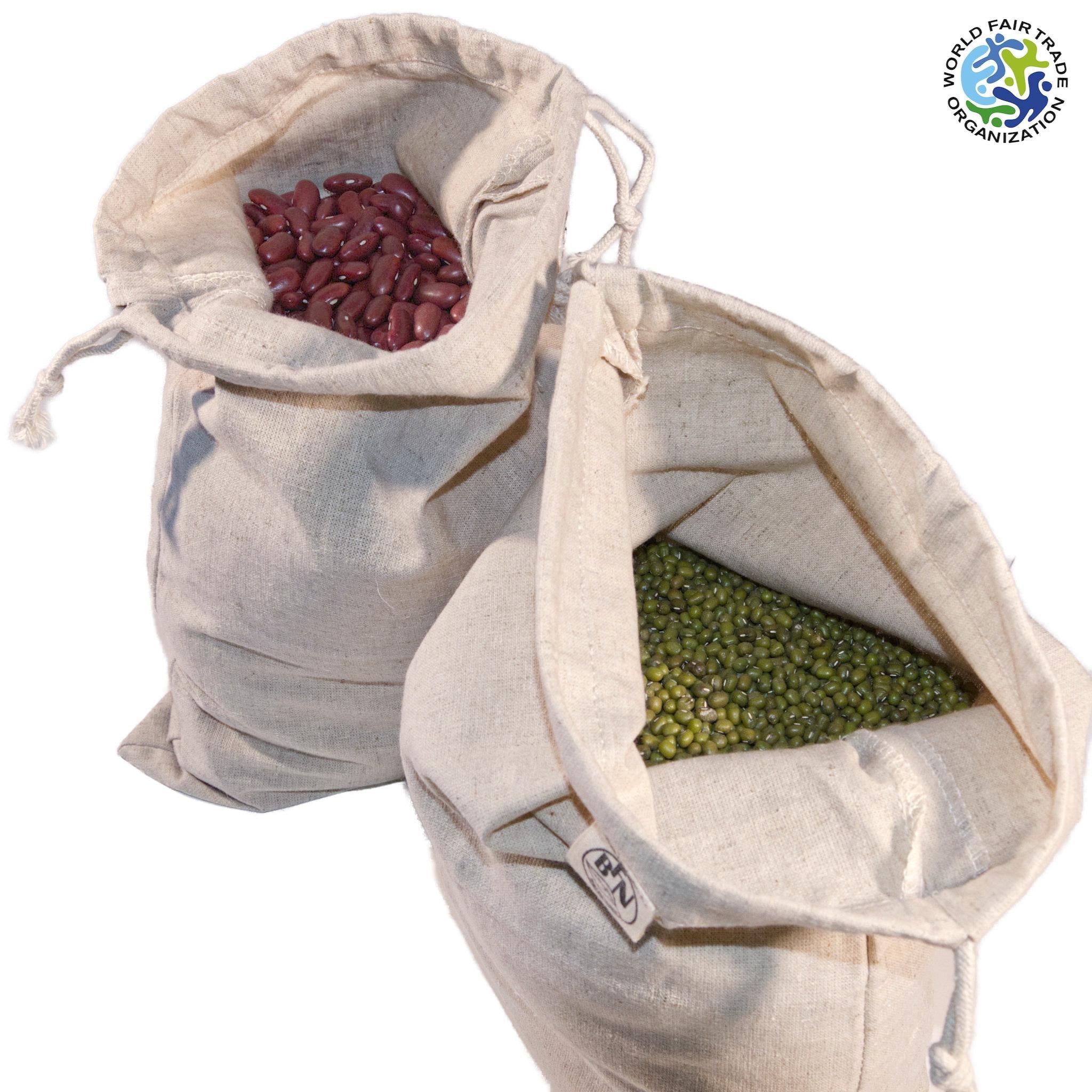 Hemp+Cotton Fair-Trade Produce Bags - Shopthatapp.ca