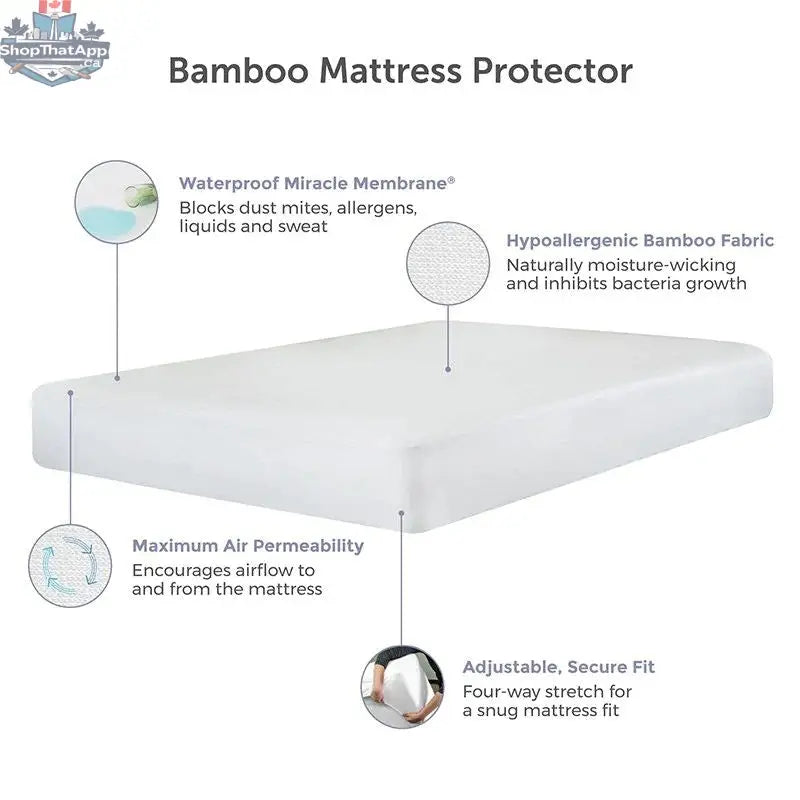 UltraFlex® orthopedic mattress with eco-friendly soy foam, waterproof protector, designed for comfort and support. Made in Canada.
