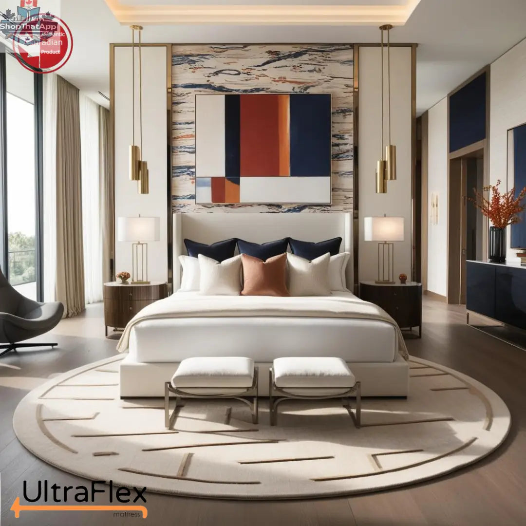 UltraFlex® Desire orthopedic hybrid mattress with foam-encased innerspring, eco-friendly materials, made in Canada