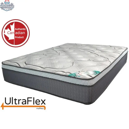 UltraFlex Fantasy mattress with foam-encased eurotop and pocket coil design, showcasing plush surface and premium construction.