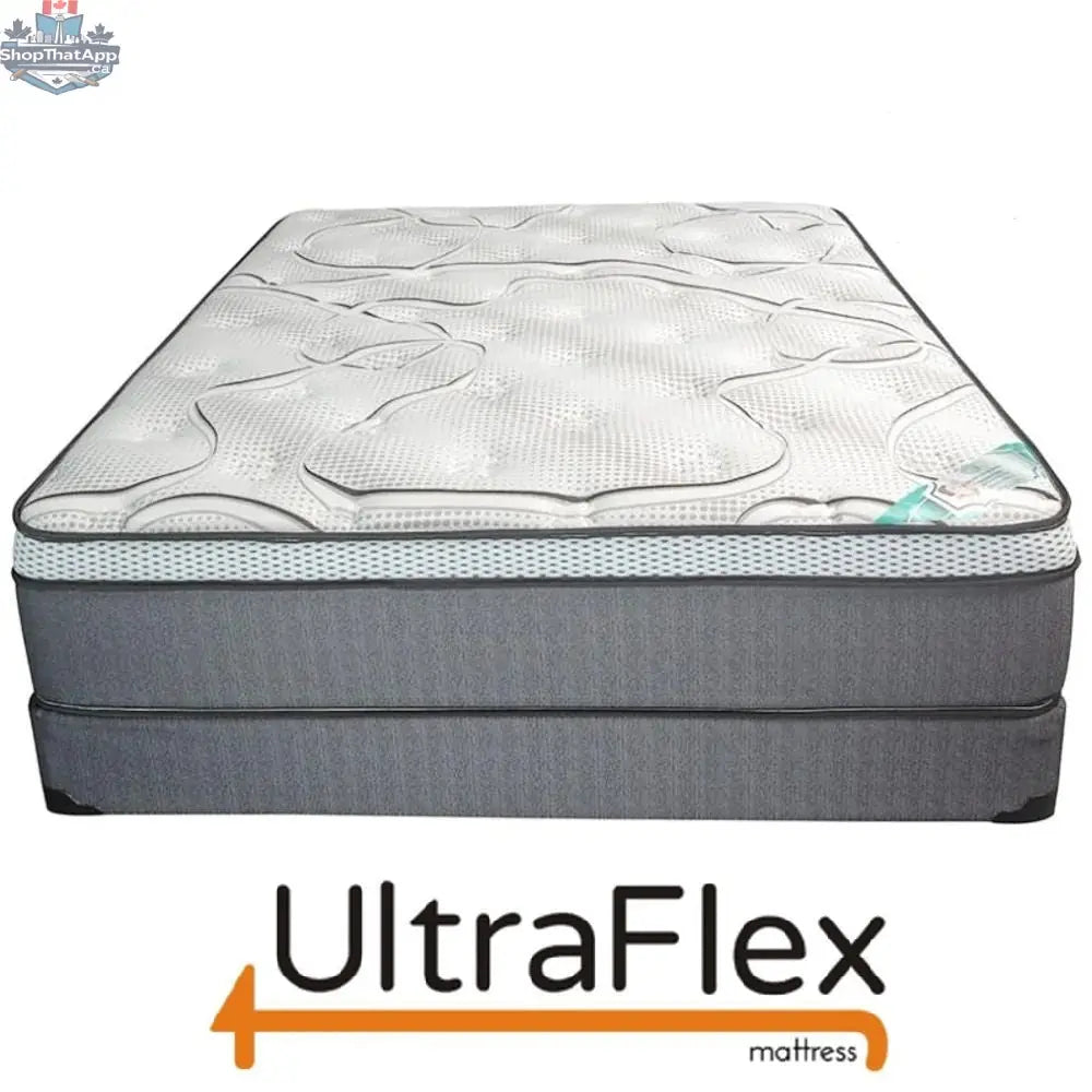 UltraFlex Fantasy mattress featuring foam-encased Eurotop and pocket coil design, made in Canada.