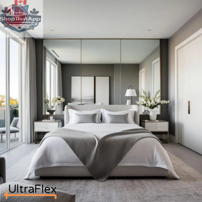 UltraFlex® LUSH 12-inch orthopedic hybrid mattress and box spring set with eco-friendly pocket coils and premium foam, made in Canada.