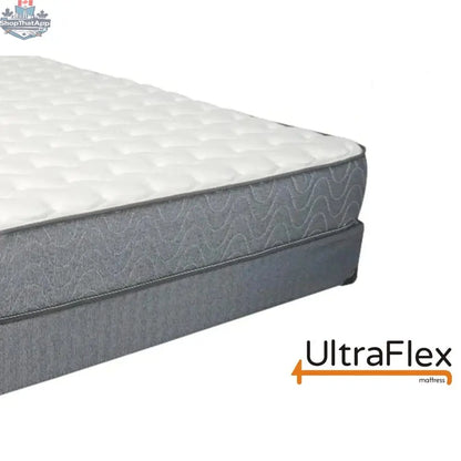 UltraFlex® Majestic mattress set with 9-inch orthopedic cool gel memory foam and boxspring, eco-friendly made in Canada.