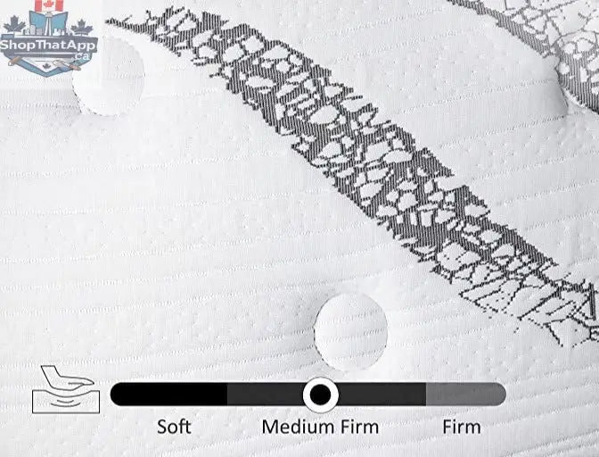 UltraFlex® orthopedic mattress with cool gel-infused and chill memory foam, eco-friendly 10-inch mattress made in Canada.