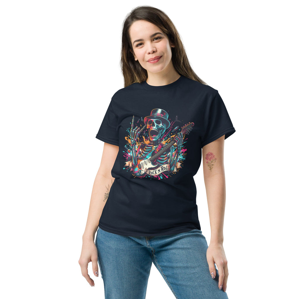 Skelton Rock n Roll Unisex Classic Tee - Www.Shopthatapp.ca