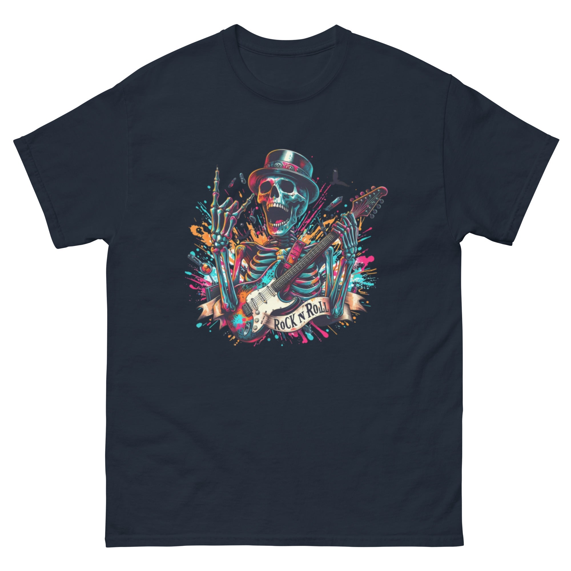 Skelton Rock n Roll Unisex Classic Tee - Www.Shopthatapp.ca