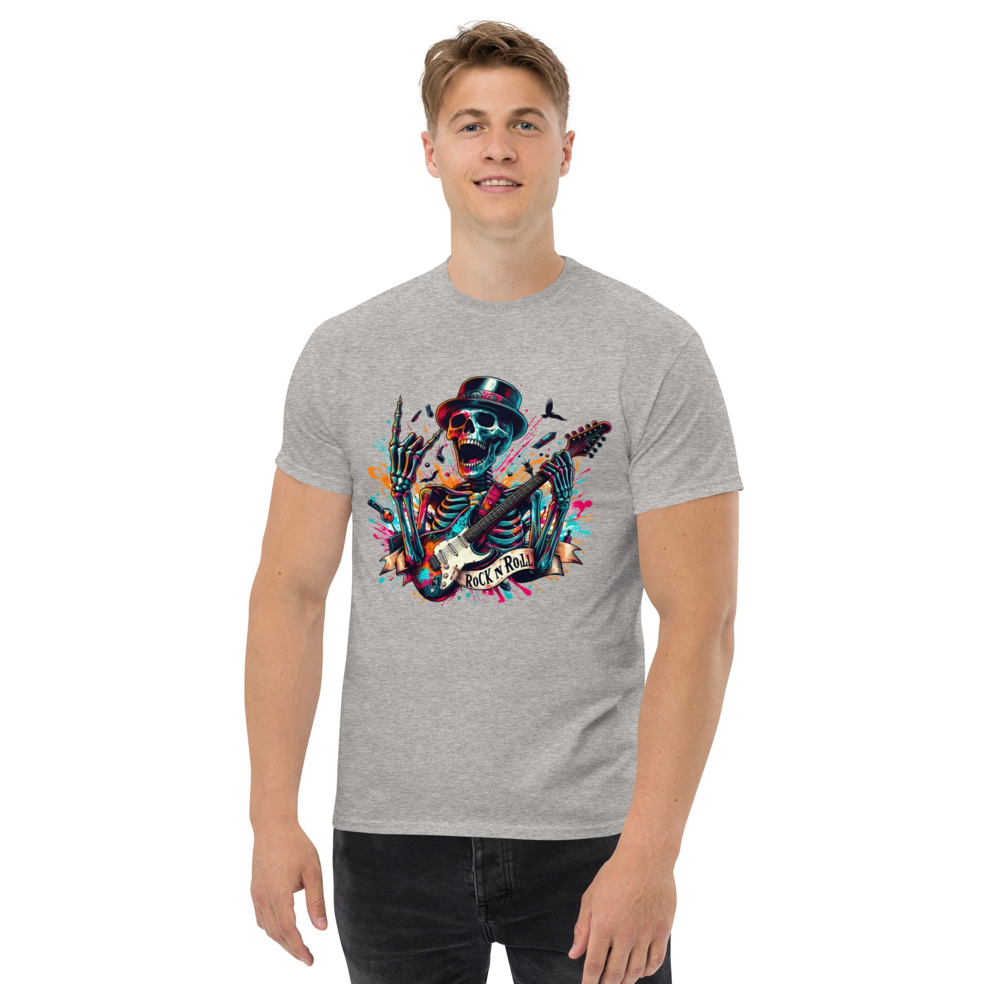 Skelton Rock n Roll Unisex Classic Tee - Www.Shopthatapp.ca