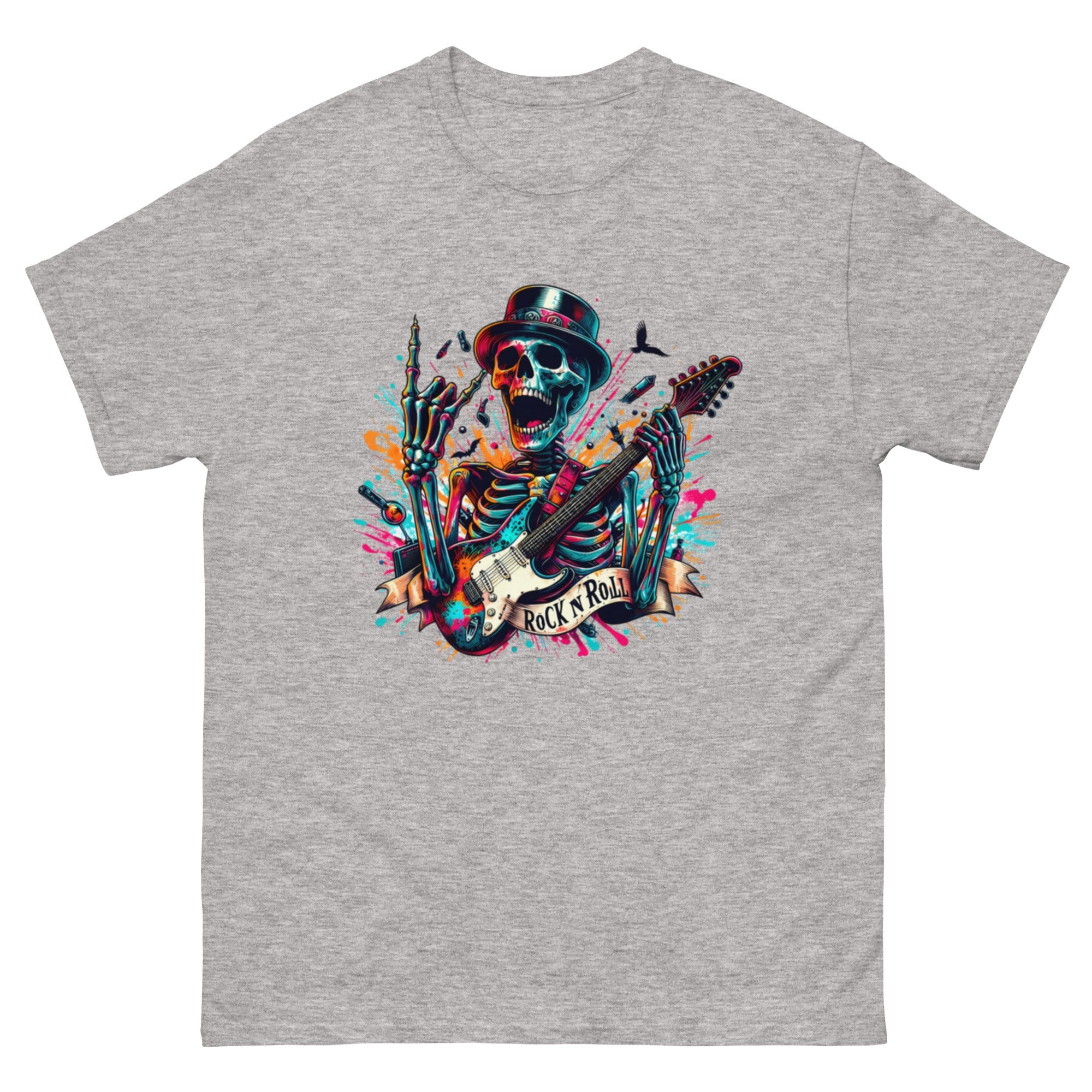 Skelton Rock n Roll Unisex Classic Tee - Www.Shopthatapp.ca