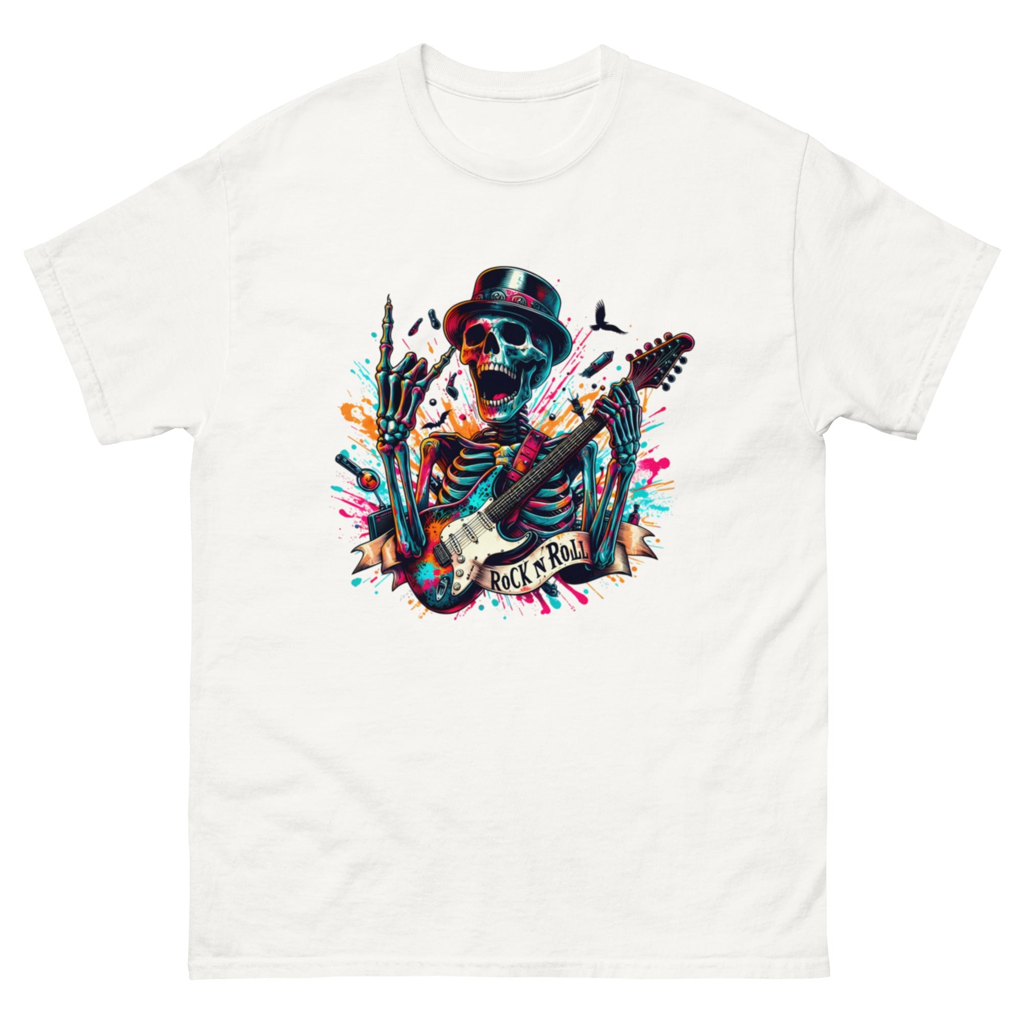 Skelton Rock n Roll Unisex Classic Tee - Www.Shopthatapp.ca