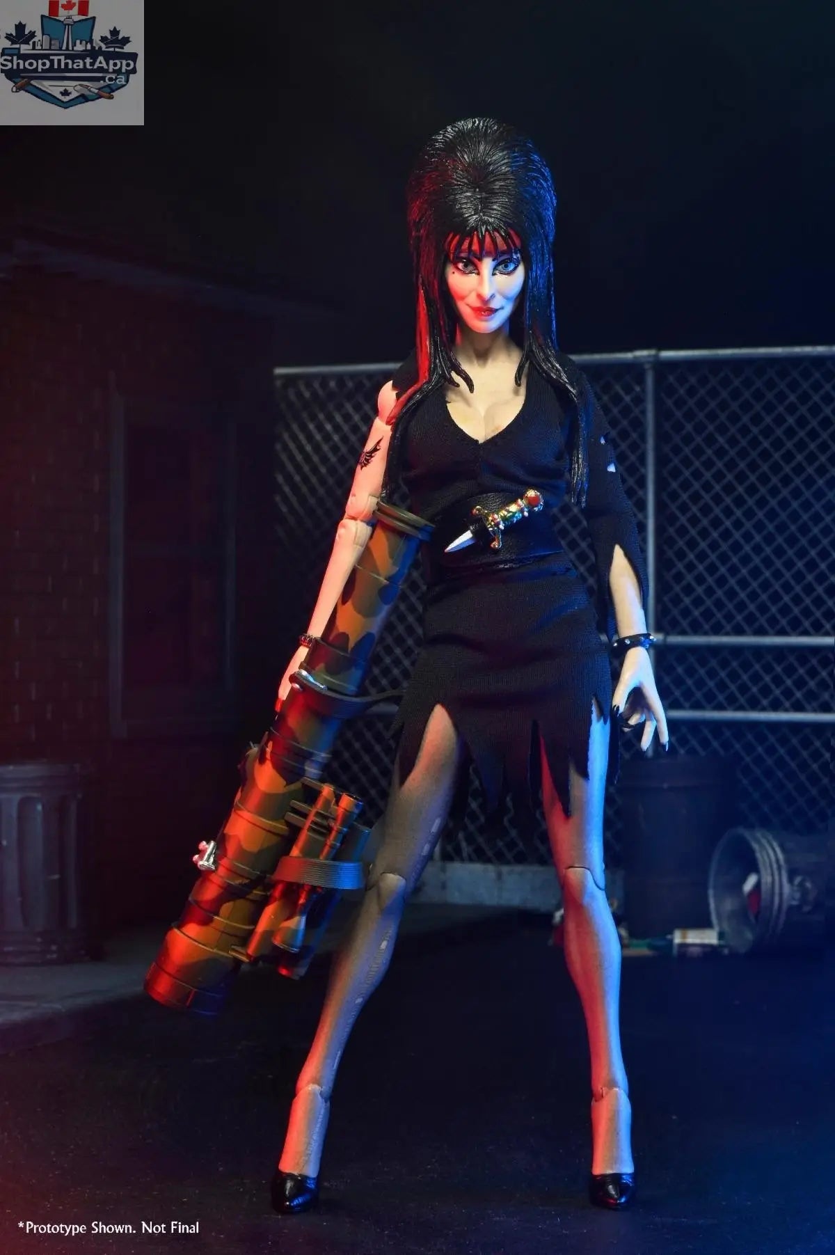 8-inch Toy Snowman Elvira action figure dressed as a commando, featuring detailed clothing and accessories, perfect for collectible toy fans.