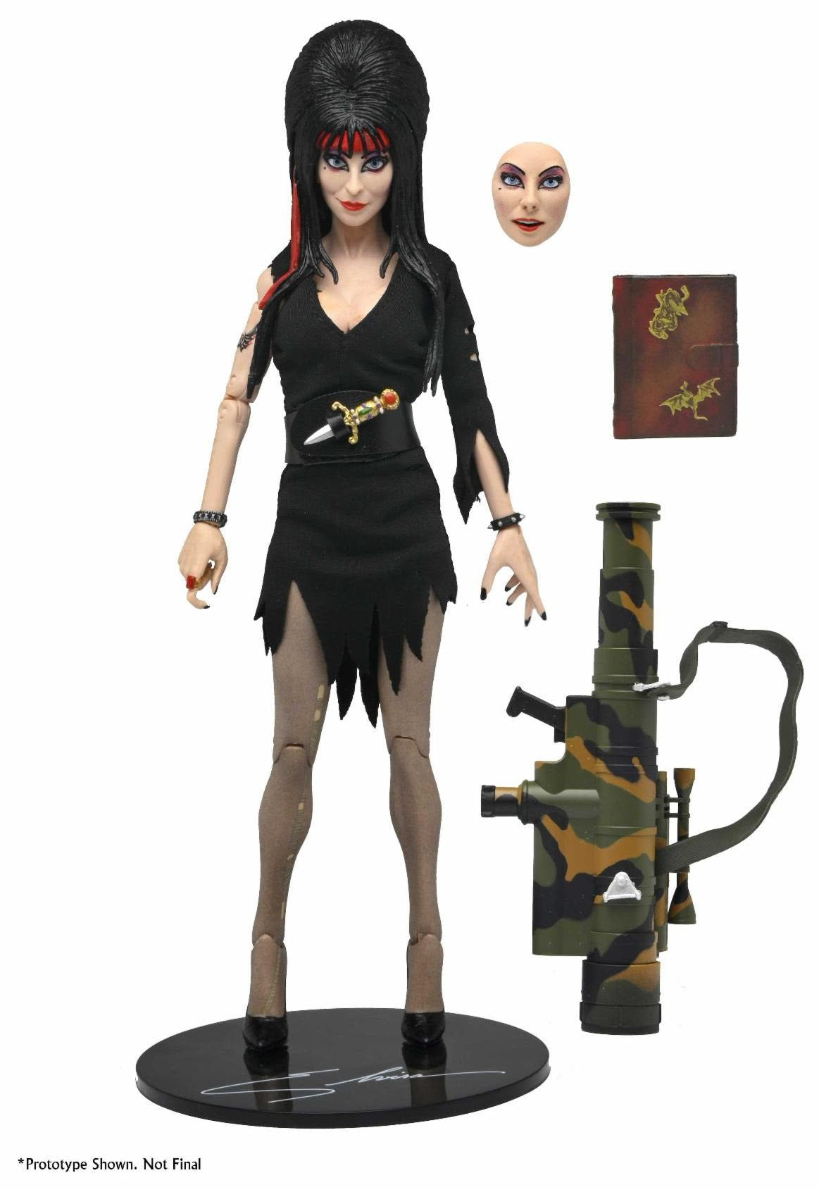 Elvira – 8” Clothed Action Figure – Commando Elvira - Www.Shopthatapp.ca