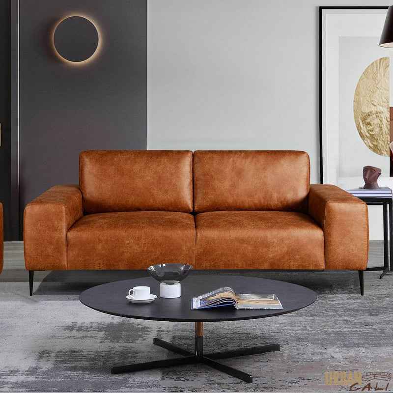 Freeman Sofa in Rustic Light Brown