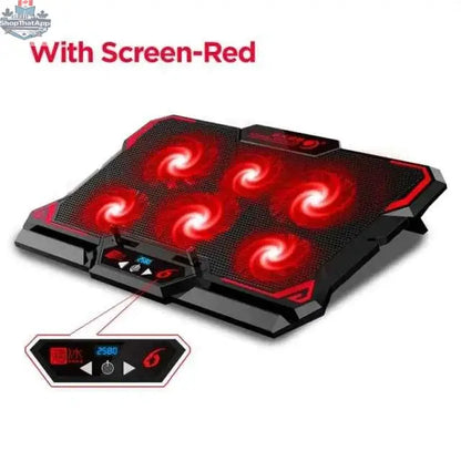777tech 17-inch gaming laptop cooler with dual fans for enhanced cooling and improved gaming performance.