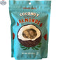 Trader Joe's Coconut Almonds snack by Vancou-Vert Trading Ltd. showing crunchy almonds with coconut flakes in a 227g package