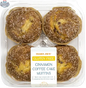 Gluten free cinnamon coffee cake muffins from Trader Joe's by Vancou-Vert Trading Ltd., fresh baked with a cinnamon swirl topping.