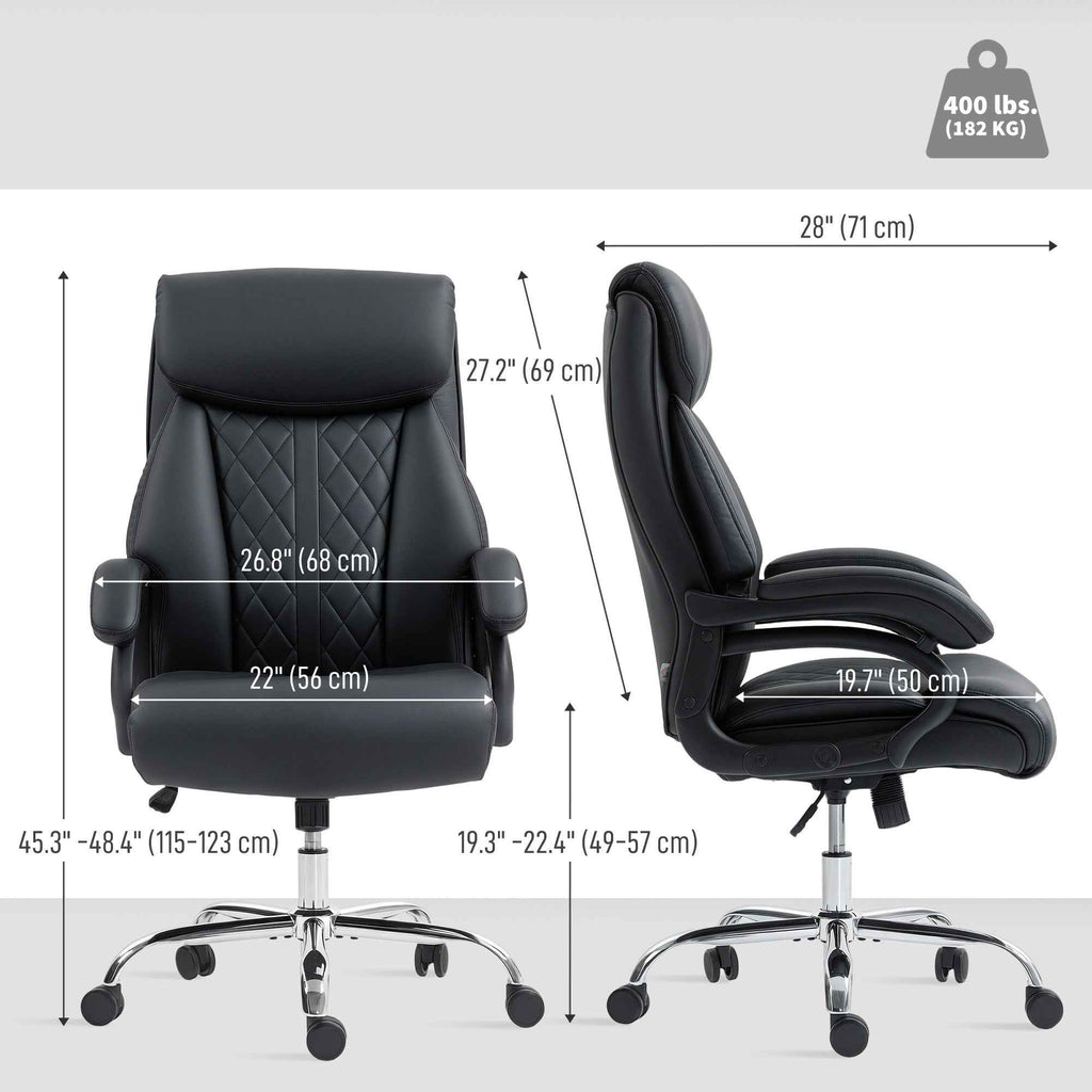 Henry High Back Office Chair-Black