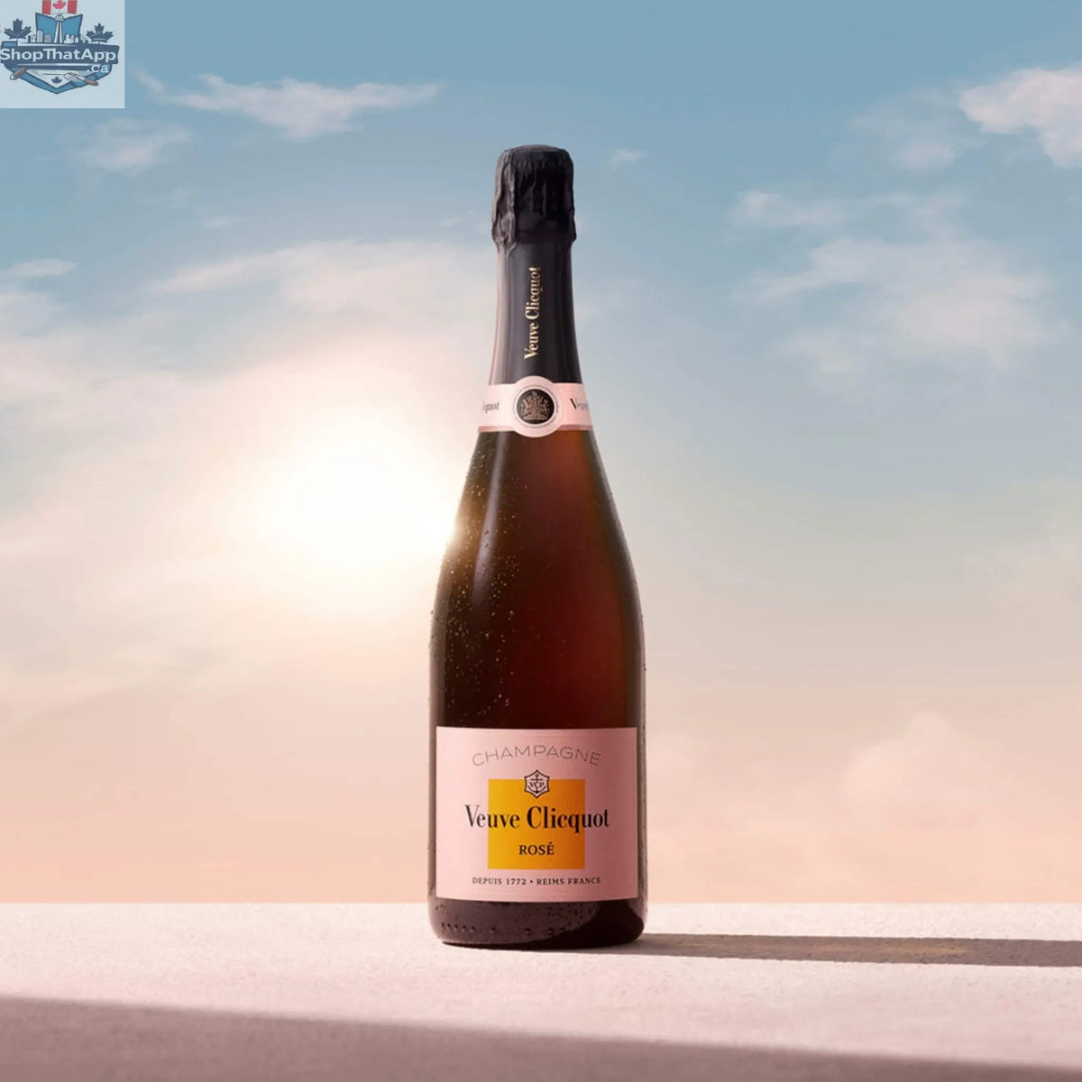 Veuve Clicquot Rosé Champagne - Elegant Sparkling Wine Experience - Shopthatapp.ca
