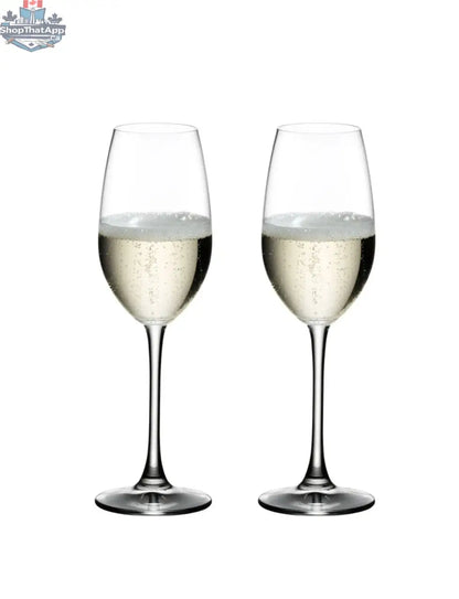 Riedel Champagne Glasses Set of 2 - Perfect for Celebrations - Shopthatapp.ca