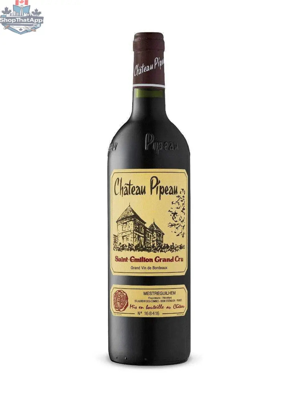 Château Pipeau Saint-Émilion Grand Cru Wine - Exquisite French Red Wine Experience - Shopthatapp.ca