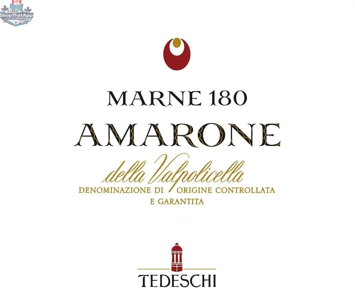 Tedeschi Amarone Wine - Premium Valpolicella Red Wine Selection - Shopthatapp.ca