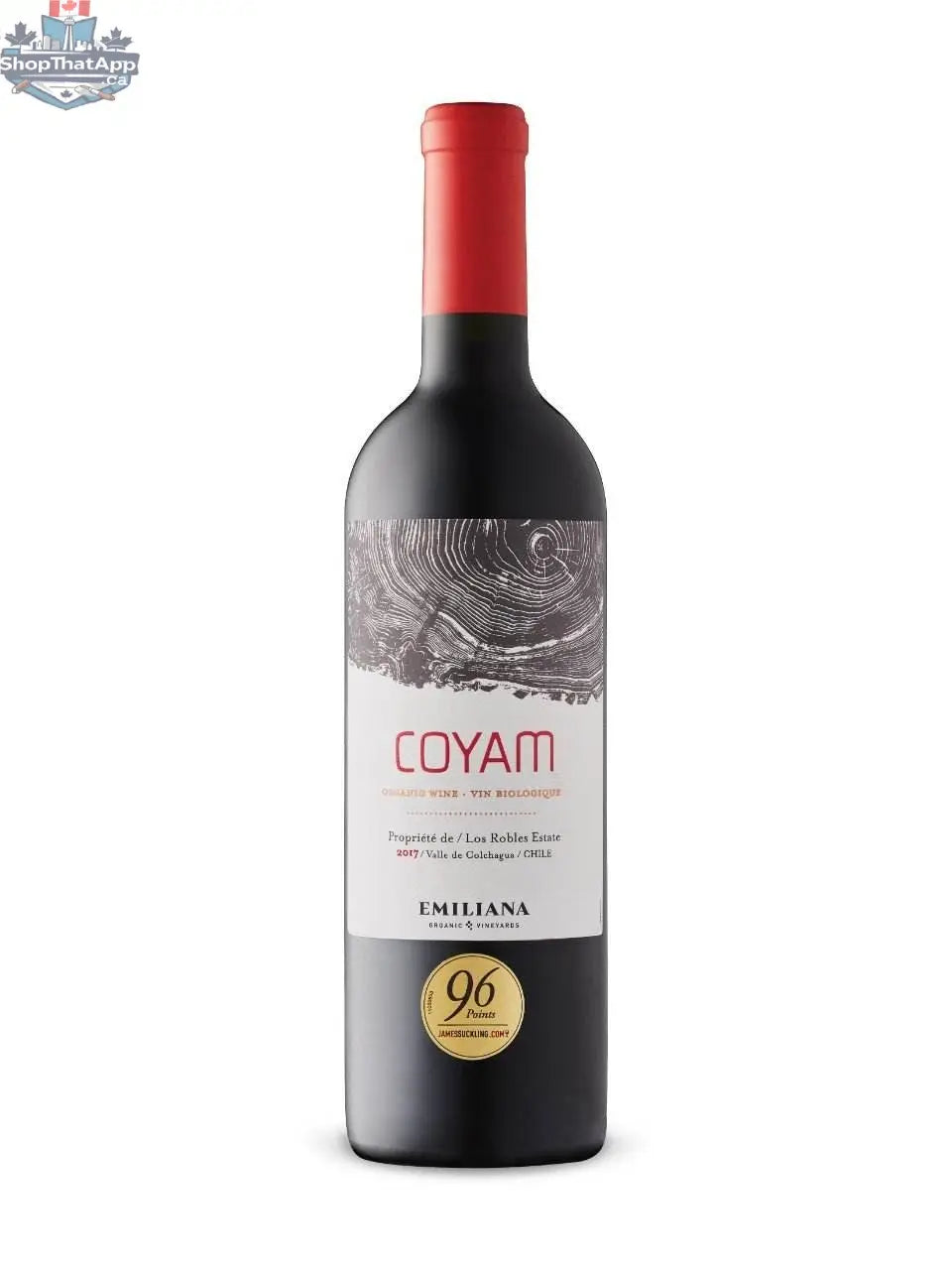 Emiliana Coyam Organic Red Blend - Perfect Pairing with Glenfiddich 12 Year Old Whisky - Shopthatapp.ca