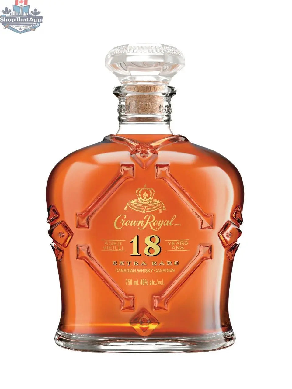Crown Royal 18 Year Old Whisky - Extra Rare Canadian Whisky - Shopthatapp.ca