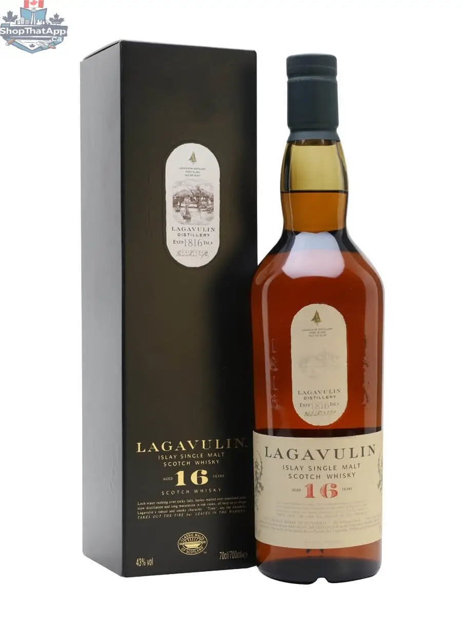 Lagavulin 16 Year Old Islay Single Malt Scotch Whisky - Exceptional Lagavulin 16 Year Old Whisky - Shopthatapp.ca