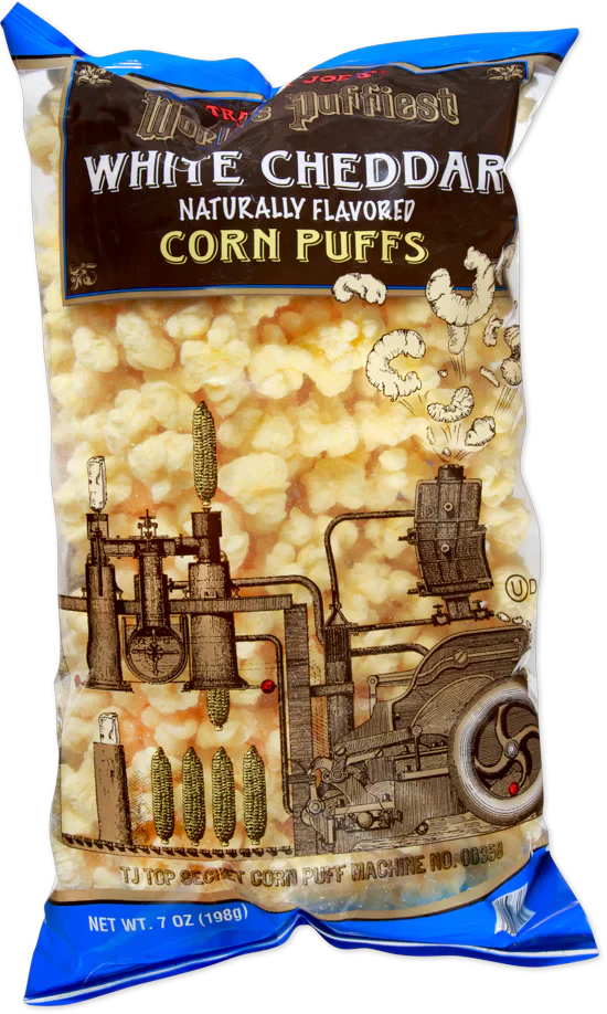 Trader Joe's World's Puffiest Corn Puffs, White Cheddar, 198g - Shopthatapp.ca