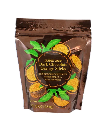 Trader Joe's Dark Chocolate Orange Sticks, 284g - Shopthatapp.ca