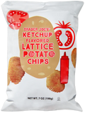 Trader Joe's Ketchup Flavoured Lattice Potato Chips, 198g - Shopthatapp.ca