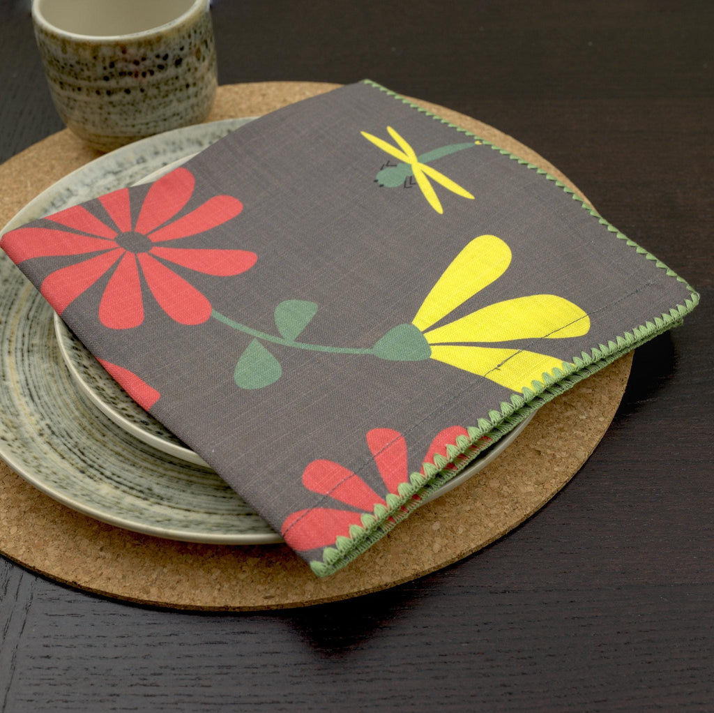 Shy Dragonfly Dinner Napkins (4 Versions) - Shopthatapp.ca