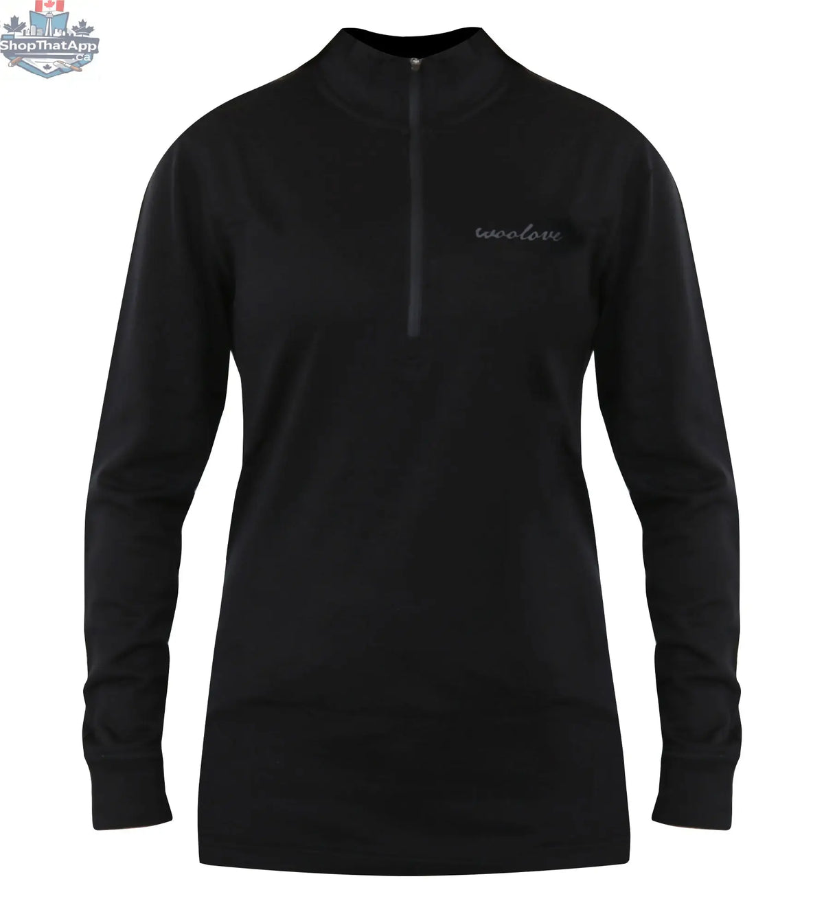 Women's Merino Wool 1/4 Zip Pullover — Midweight - Shopthatapp.ca