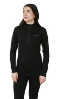 Women's Merino Wool 1/4 Zip Pullover — Midweight
