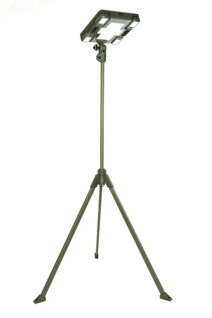 Zoppinh TRU De-Light WHITENIGHT LED solar garden camping light with four detachable side lights, tripod, and carrying bag.