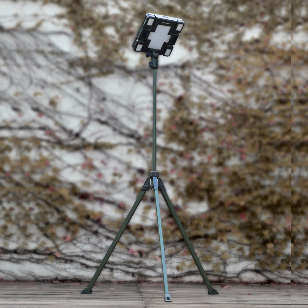 TRU De-LIGHT WHITENIGHT Multipurpose LED Solar / AC / DC - Garden, Camping Main Light + 4 Independent Detachable Multi Mode Side Lights / Tripod + Carrying Bag - Www.Shopthatapp.ca