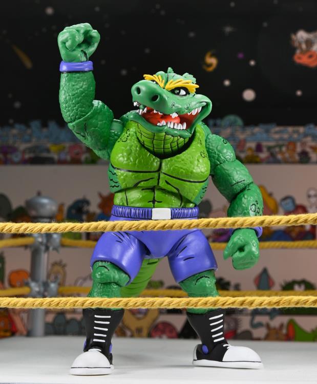 Teenage Mutant Ninja Turtles Adventures Stump Wrestling Leatherhead (Archie Comics) Action Figure - Www.Shopthatapp.ca