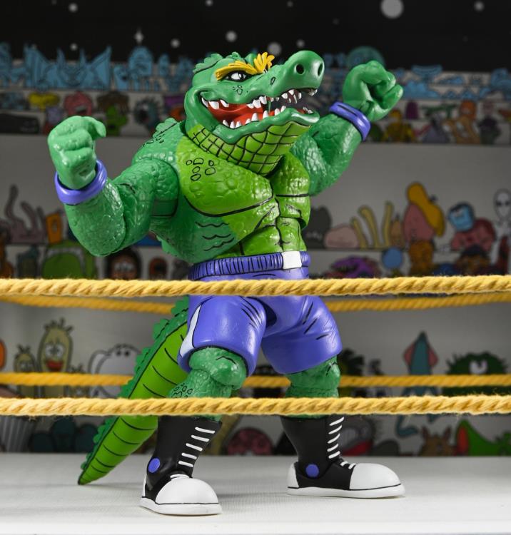 Teenage Mutant Ninja Turtles Adventures Stump Wrestling Leatherhead (Archie Comics) Action Figure - Www.Shopthatapp.ca