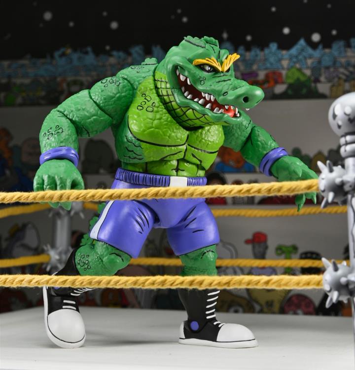 Teenage Mutant Ninja Turtles Adventures Stump Wrestling Leatherhead (Archie Comics) Action Figure - Www.Shopthatapp.ca