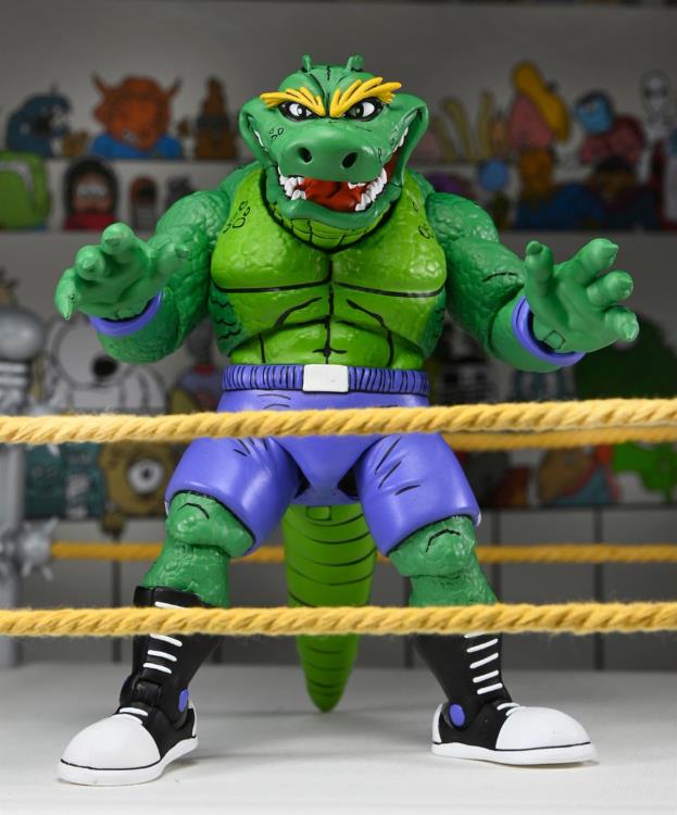 Teenage Mutant Ninja Turtles Adventures Stump Wrestling Leatherhead (Archie Comics) Action Figure - Www.Shopthatapp.ca