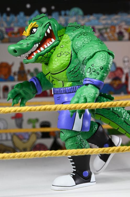 Teenage Mutant Ninja Turtles Adventures Stump Wrestling Leatherhead (Archie Comics) Action Figure - Www.Shopthatapp.ca