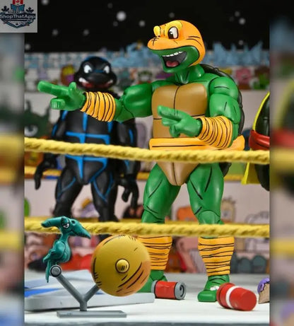 Teenage Mutant Ninja Turtles four-pack action figures by Toy Snowman, featuring classic turtle characters from Archie Comics.