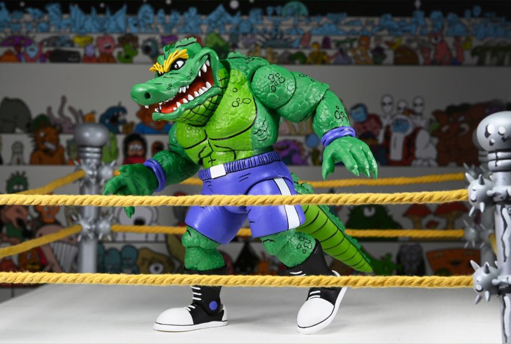 Teenage Mutant Ninja Turtles Adventures Stump Wrestling Leatherhead (Archie Comics) Action Figure - Www.Shopthatapp.ca