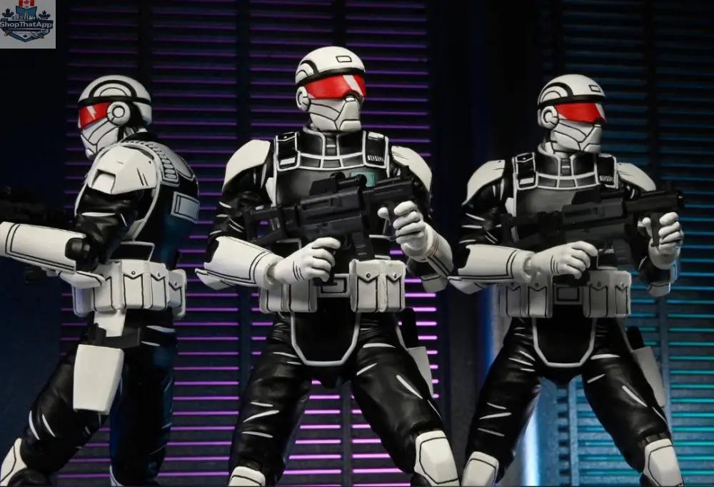 Teenage Mutant Ninja Turtles Last Ronin Synja Commando and Mousers action figures set by Toy Snowman, collectible toys for fans.