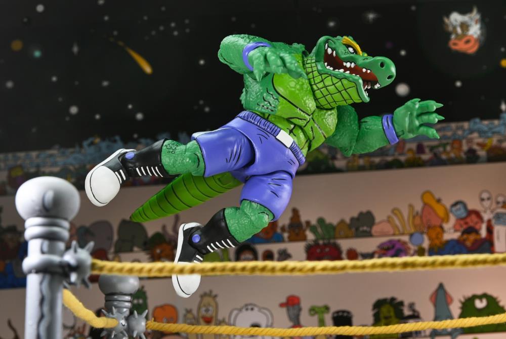 Teenage Mutant Ninja Turtles Adventures Stump Wrestling Leatherhead (Archie Comics) Action Figure - Www.Shopthatapp.ca