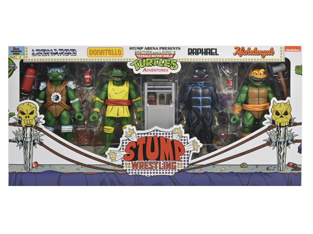 Teenage Mutant Ninja Turtles Adventures Stump Wrestling Turtles (Archie Comics) Four-Pack - Www.Shopthatapp.ca