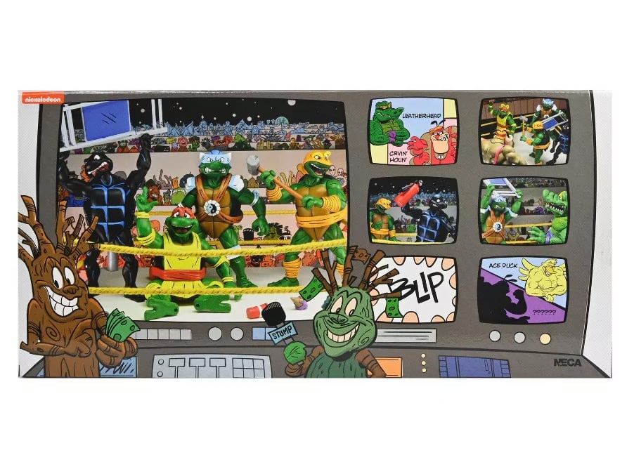 Teenage Mutant Ninja Turtles Adventures Stump Wrestling Turtles (Archie Comics) Four-Pack - Www.Shopthatapp.ca